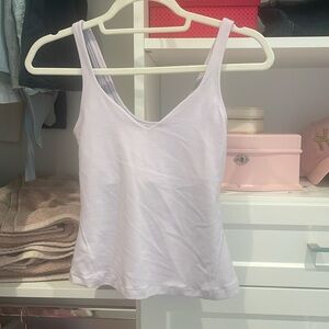 Lululemon long align tank size 2 colour: lavender